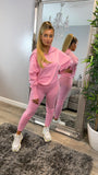 Half Zip High Neck Knitted Tracksuit Loungewear