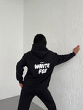 Black With White Fox Loungewear