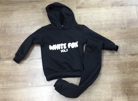 Black Kids White Fox Tracksuit