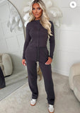 Grey Ribbed Molly Lounge Wear