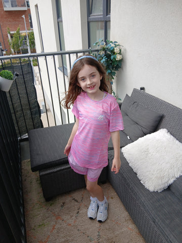 Kids Mont Short Sets Pink