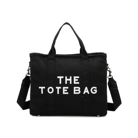 SHOULDER STRAP CANVAS TOTE BAG