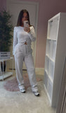 Bleach Grey Ribbed Molly Lounge Wear