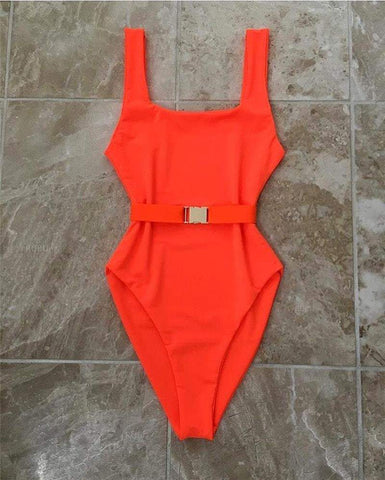 Sian Swimwear neon orange