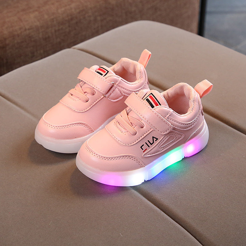 Kids light up runners best sale