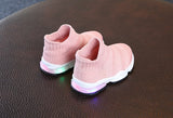 Pure Colour Soft Sole Kids Runners Pink